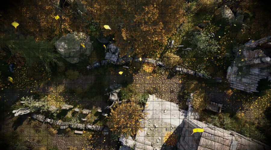Graveyard Cath Day Paths03 Grid Animated
