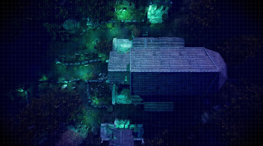 Graveyard Cath Nightv1 Roof Grid Static