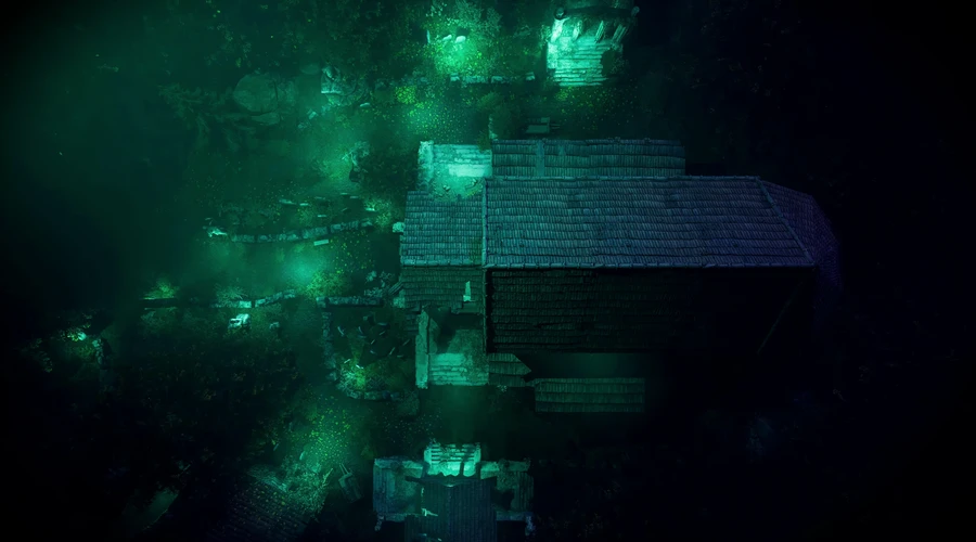 Graveyard Cath Nightv2 Fog Roof Static