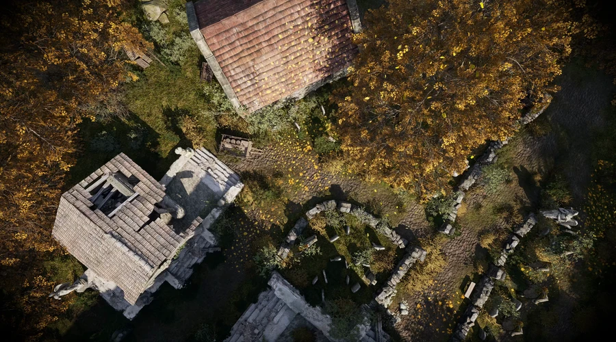 Graveyard Cath Day Paths01 Animated